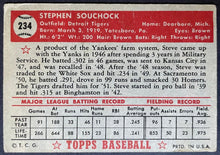 Load image into Gallery viewer, 1952 Topps Baseball Steve Souchock #234 Detroit Tigers MLB Card Vintage