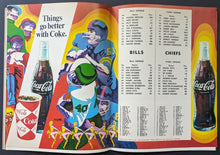 Load image into Gallery viewer, 1969 Kansas City Chiefs vs. Buffalo Bills NFL Football Program Rookie OJ Simpson