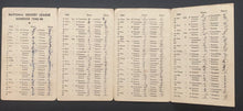 Load image into Gallery viewer, 1945-46 Sherwin Williams NHL Pocket Schedule Vintage Hockey Sports Calendar