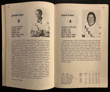 Load image into Gallery viewer, 1976-77 WHA Hockey Houston Aeros Vintage Media Guide Gordie Howe on Cover Vtg