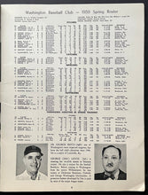 Load image into Gallery viewer, 1959 Washington Senators 100th Anniversary MLB Baseball Yearbook Vintage