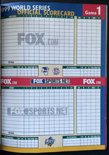 Load image into Gallery viewer, 1999 World Series Program New York Yankees v Atlanta Braves MLB Baseball