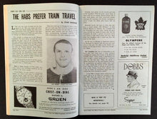 Load image into Gallery viewer, 1964 Maple Leaf Gardens NHL Hockey Program Leafs New York Rangers Jim Pappin VTG