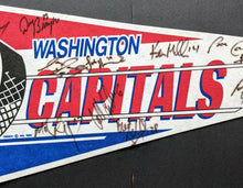 Load image into Gallery viewer, 1992/1993 Washington Capitals Team Signed Autographed Pennant NHL Hockey VTG