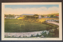 Load image into Gallery viewer, 1920's Queens University Football Stadium Kingston Unposted Postcard Vintage