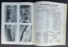 Load image into Gallery viewer, 1965 5th Annual Canadian Grand Prix Racing Program Mosport Park Jim Hall Wins