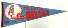 Load image into Gallery viewer, 1970's Houston Oilers Football Pennant AFL NFL Vintage 30" Tennessee