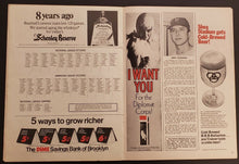 Load image into Gallery viewer, 1970 Baseball Program + Scorecard New York Mets vs Houston Astros MLB Baseball