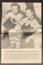 Load image into Gallery viewer, Jean Beliveau + Bernie Geoffrion Autographed 1961 Sport Revue Canadiens JSA COA
