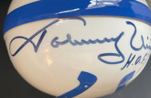 Load image into Gallery viewer, Johnny Unitas Lenny Moore Autographed Signed Colts Mini Helmet NFL Beckett LOA