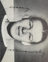 Load image into Gallery viewer, 1939-40 OPC V301-1 Wally Stanowsky Autographed Signed Photo Card Maple Leafs JSA