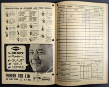 Load image into Gallery viewer, 1964 Stanley Cup Finals Game 7 Autographed x3 Program Signed Gordie Howe NHL JSA