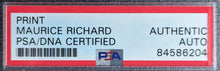 Load image into Gallery viewer, Henri Richard Autographed Group 2 Bee Hive Card Signed Pocket Rocket MTL NHL PSA