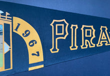 Load image into Gallery viewer, 1967 Pittsburgh Pirates Team Photo Full Size Pennant Baseball Roberto Clemente