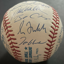 Load image into Gallery viewer, 1997 Atlanta Braves Team Signed Rawlings Baseball 23 Autos Maddux Smoltz JSA LOA