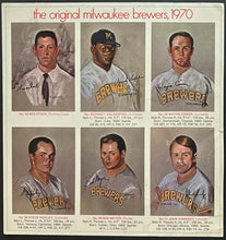 Load image into Gallery viewer, 1970 Milwaukee Brewers Inaugural Season MLB 4 Different Player Photo Prints