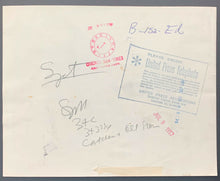 Load image into Gallery viewer, 1957 United Press Photo Yogi Berra + Ed Bailey Prep MLB Baseball All Star Game