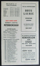 Load image into Gallery viewer, 1971 Maple Leaf Gardens OHA Hockey Playoffs Program Marlboros vs Peterboro Petes