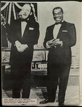 Load image into Gallery viewer, 1956 Louie Armstrong Concert Tour Program + Playbill Vintage Massey Hall Toronto
