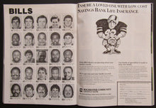 Load image into Gallery viewer, 1984 Rich Stadium NFL Program Buffalo Bills vs Dallas Cowboys Jack Kemp