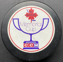Load image into Gallery viewer, 1974 Memorial Cup Regina Pats Vintage Official Viceroy Game Used Puck CHL WHL