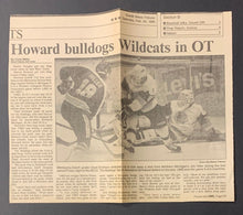 Load image into Gallery viewer, 1990 Minnesota Duluth vs Northern Michigan US College Hockey Program + Photo