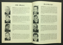 Load image into Gallery viewer, 1958 Hamilton Tiger Cats vs Ottawa Roughriders Football Club Press Radio Guide