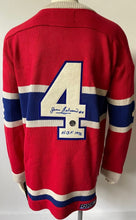 Load image into Gallery viewer, Jean Beliveau Autographed Montreal Canadiens CCM NHL Hockey Jersey COA HOF