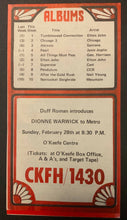 Load image into Gallery viewer, 1971 CKFH Radio Survey Record Chart Toronto Music Lynn Anderson Dave Edmunds