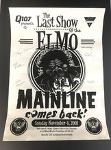 Load image into Gallery viewer, Toronto El Mocambo Final Show First Edition Poster 2001 Original Band Signed