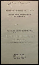 Load image into Gallery viewer, MLB Baseball Replica Boston Red Sox 1919 Sale Babe Ruth New York Yankees Copy
