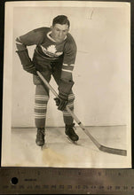 Load image into Gallery viewer, 1940 NHL Hockey Type 1 Photo Toronto Maple Leafs Nick Metz Alexandra Studio