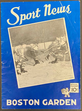 Load image into Gallery viewer, 1941 Boston Garden Official Hockey Program Boston Bruins vs Chicago Blackhawks