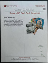 Load image into Gallery viewer, 1978 Bomb Magazine Featuring Punk Rock Band The Ramones + Others Vintage Music