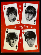 Load image into Gallery viewer, 1964 The Beatles British Tour Final Show Concert Tour Music Program + PSA Ticket