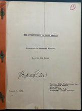 Load image into Gallery viewer, Apprenticeship of Duddy Kravitz Autographed / Signed Screenplay Mordecai Richler