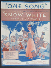 Load image into Gallery viewer, 1937 Disney Original Snow White PVG Sheet Music - 6 Songs Irving Berlin Inc.