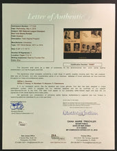 Load image into Gallery viewer, Durocher Feeney Stoneham Brannica +1 Signed 1951 World Series MLB Program JSA