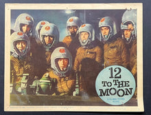 Load image into Gallery viewer, 1960 Original Vintage 12 To The Moon Movie Film Lobby Card #9 Columbia Pictures