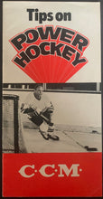 Load image into Gallery viewer, 1970s CCM Bobby Hull Tips on Power Hockey Booklet NHL Vintage HOF Black Hawks