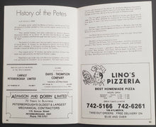 Load image into Gallery viewer, 1973-74 OHA Peterborough Program Petes vs Kitchener Rangers Hockey Vintage