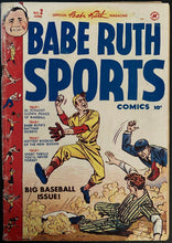Load image into Gallery viewer, Babe Ruth Sports Comic 2nd Issue June 1949 Vintage New York Yankees MLB Baseball