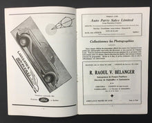 Load image into Gallery viewer, 1935 Canadian American Hockey League Program Boston Cubs Vs Quebec Beaver