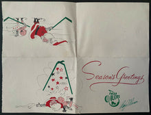 Load image into Gallery viewer, 1973 Tulsa Oilers Ray Miron Head Coach Autographed Signed Hockey Christmas Card