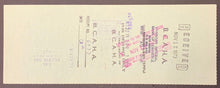 Load image into Gallery viewer, 1973 Bellingham Blazers Hockey Club Signed Cheque BC JR League Vintage Check