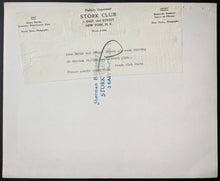 Load image into Gallery viewer, 1942 Ginger Rogers Type 1 Photograph A Night At The Stork Club With Jean Gabin