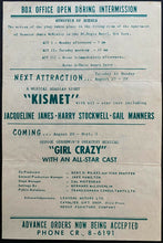 Load image into Gallery viewer, 1960 Play Handbill New Music Fair Dixie Plaza Mississauga Signed Jame Garner +