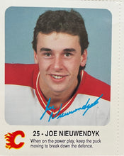 Load image into Gallery viewer, 1987-88 Calgary Flames Red Rooster Complete Sheet 30 Cards Brett Hull +