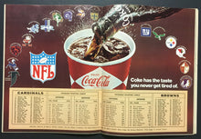 Load image into Gallery viewer, 1968 NFL Football Program Cleveland Stadium Browns vs St. Louis Cardinals