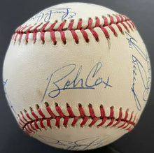 Load image into Gallery viewer, 1997 Atlanta Braves Team Signed Rawlings Baseball 23 Autos Maddux Smoltz JSA LOA